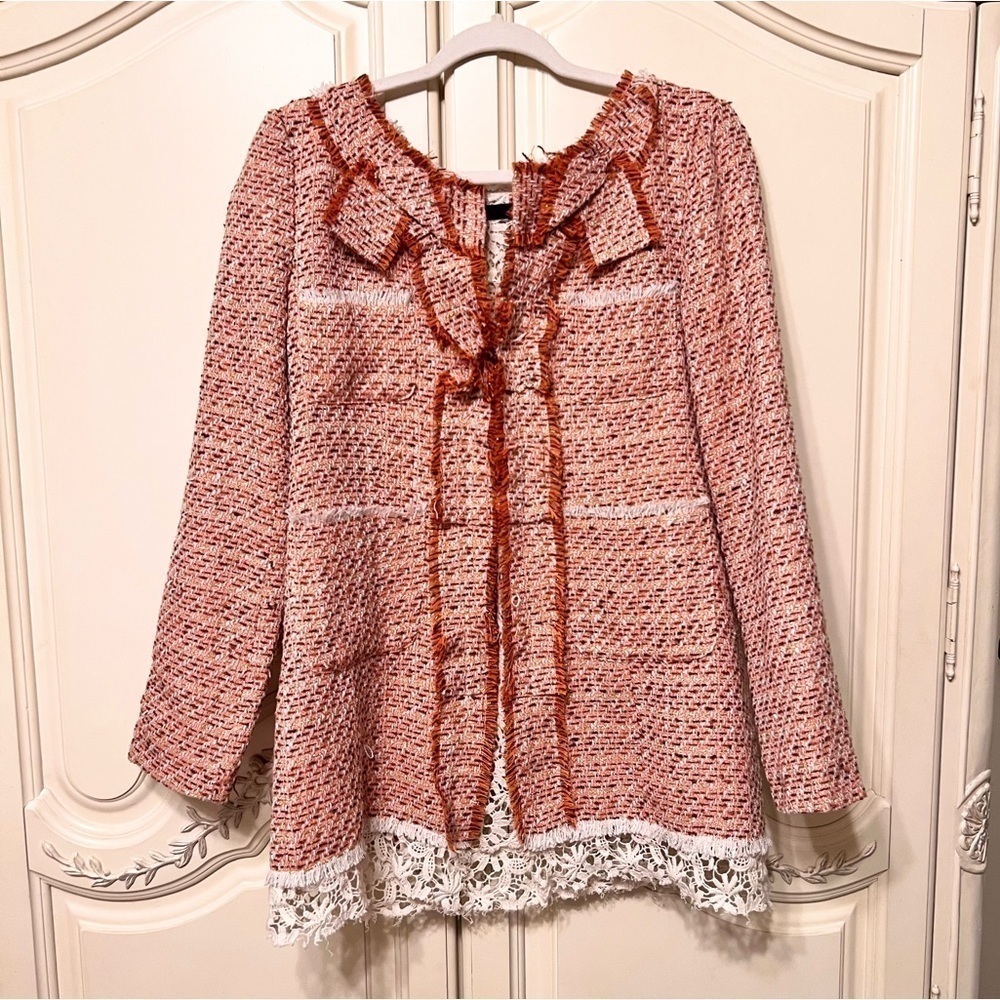 Anthropologie Ryu Tweed Blazer Jacket